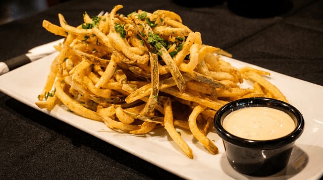 Fried Pickle Haystack.
