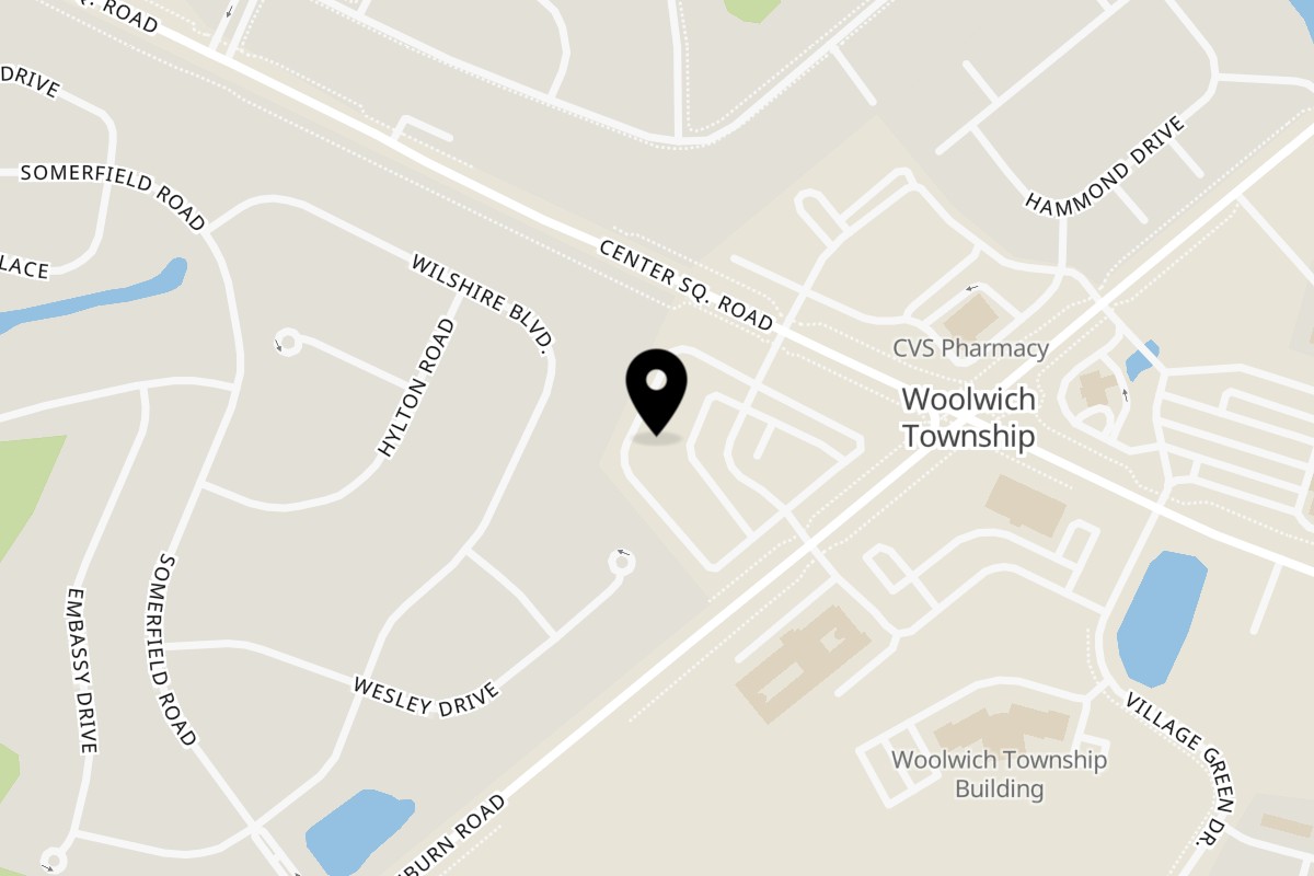 Map showing the location of Center Square Tavern on 120 Center Square Rd Ste 109 in Swedesboro